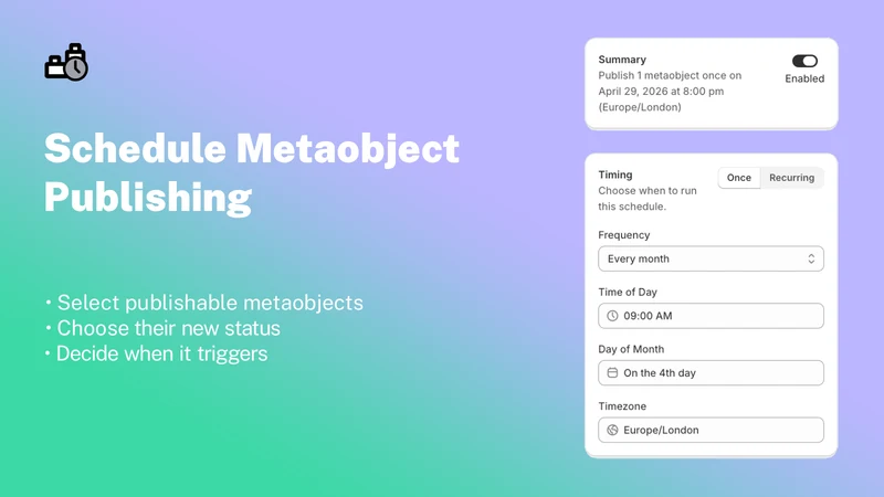 Metascheduler: Content Rollout