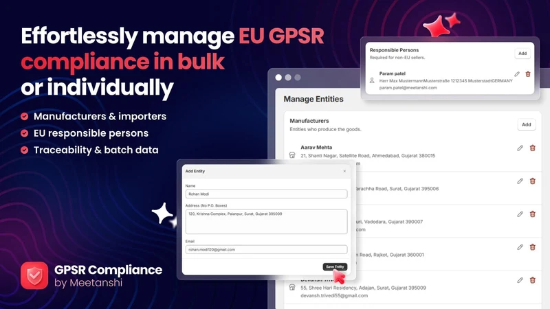 Meetanshi EU GPSR Compliance