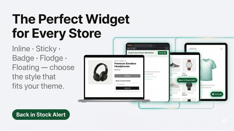 TXE ‑ Back in Stock Alert