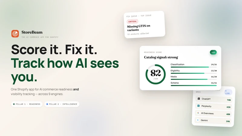 StoreBeam AI analytics and GEO
