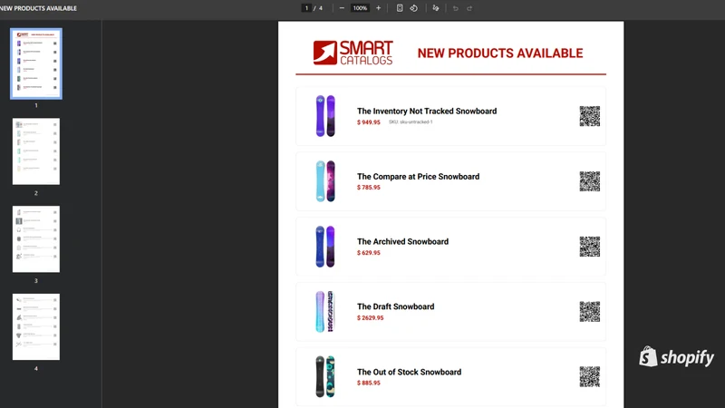 Smart Catalogs