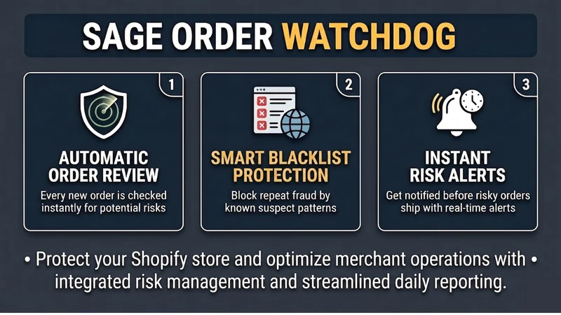 Sage Order Watchdog