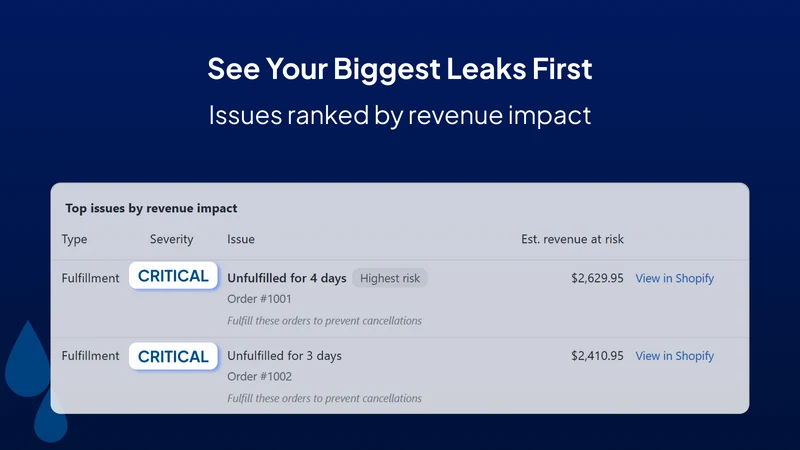 Revenue Leak Alerts