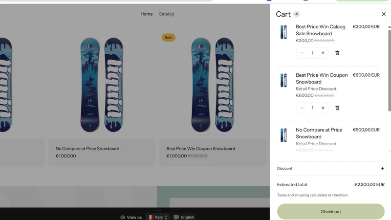 Retail Price Discount Platform