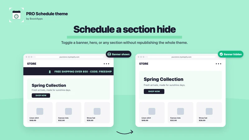 PRO Schedule theme ‑ Boostapps
