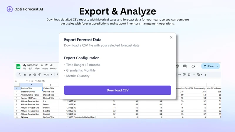 Opti Forecast AI