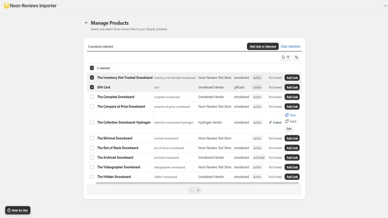 Noon Reviews Importer