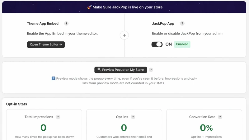 JackPop ‑ Discount Popup Game