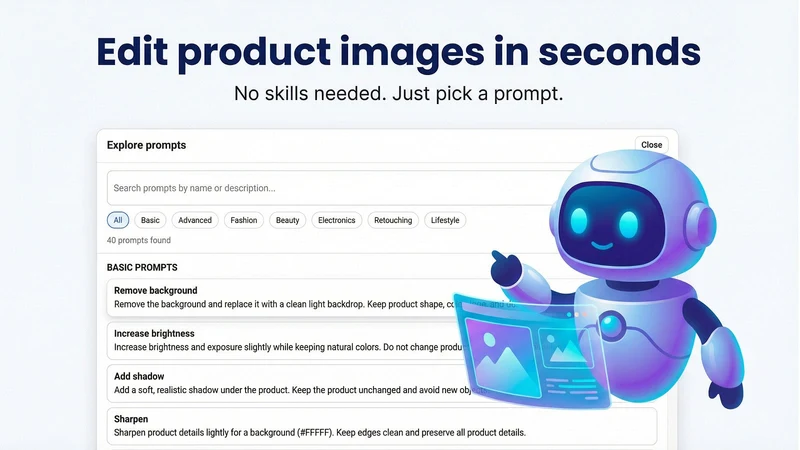 ImageDrop AI – Image Editor