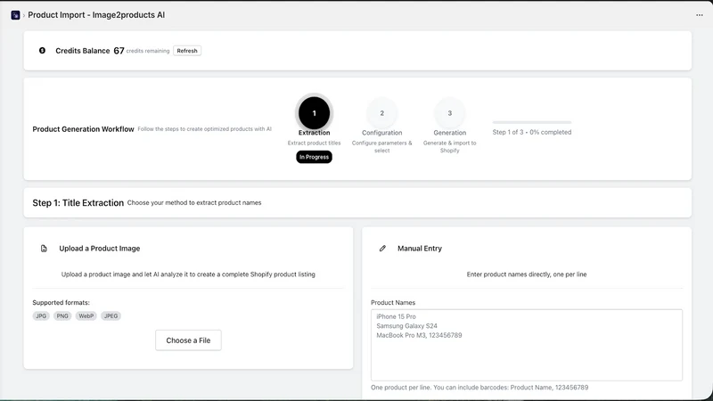 Image2products AI Agent