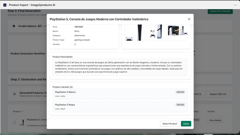 Image2products AI Agent