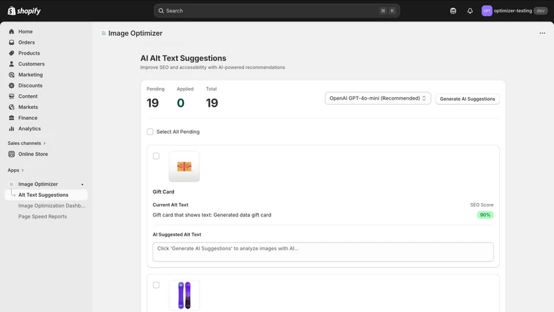 ALT AI Image Optimizer