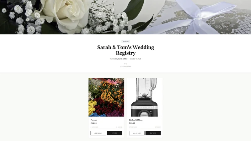 Gift Registry