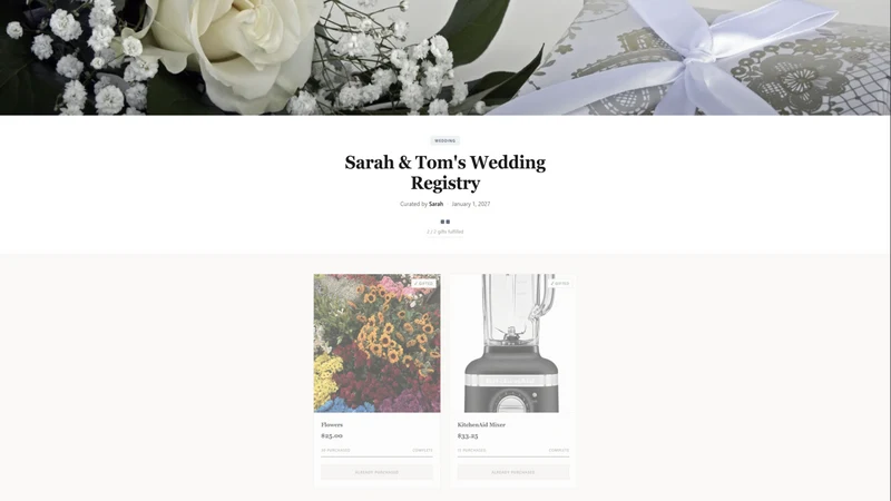 Gift Registry