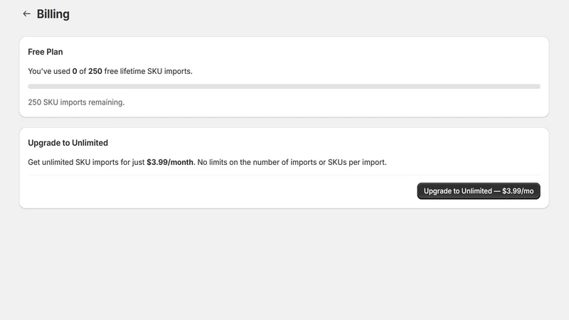 GearUp Product Importer
