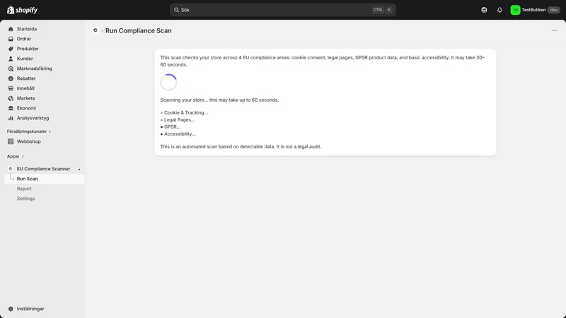 SWEDev EU Compliance Scanner