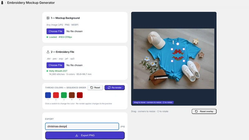 Embricity Mock Up Generator