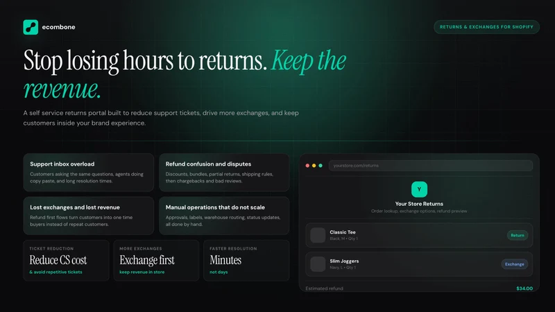 Ecombone Returns & Exchanges