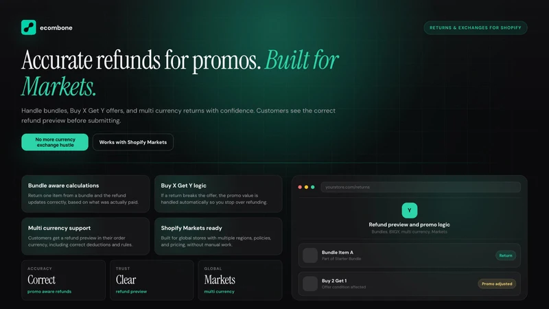 Ecombone Returns & Exchanges