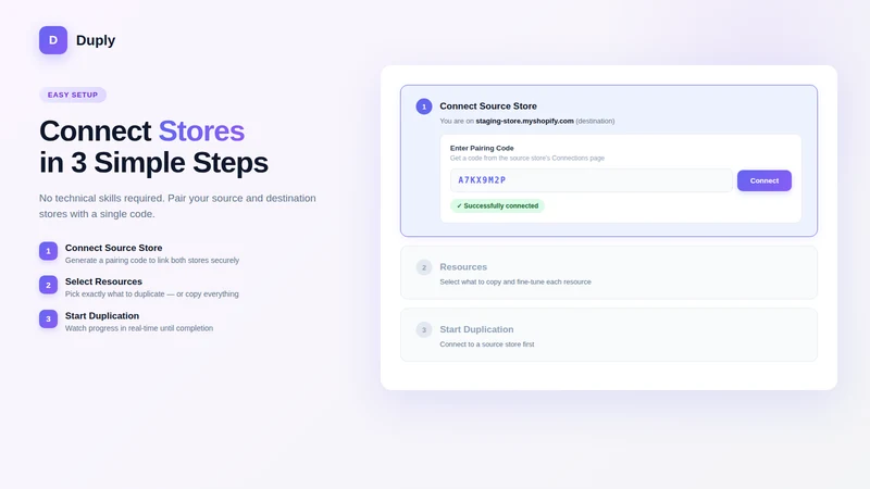 Duply ‑ Duplicate Store & Copy