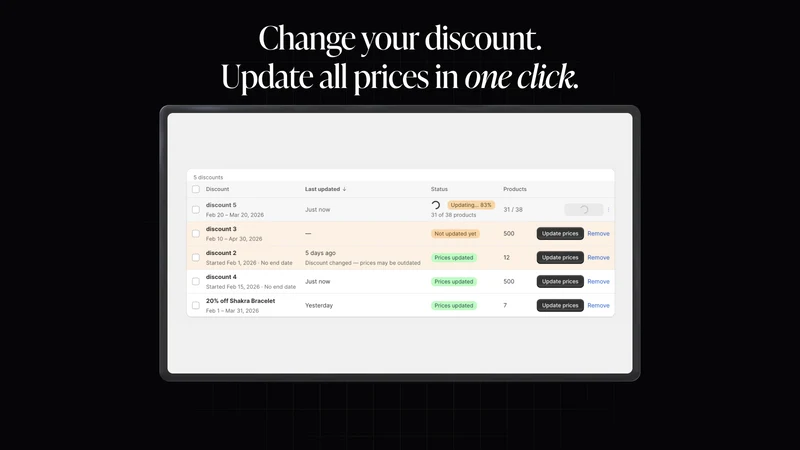 DealBeam: Strikethrough Price