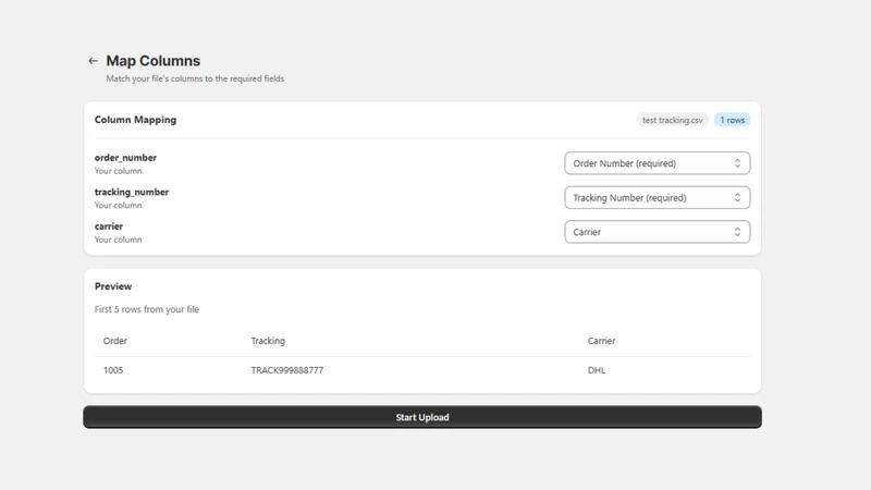 TrackShip: Bulk Tracking