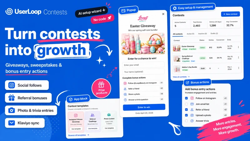 UserLoop Contests & Giveaways