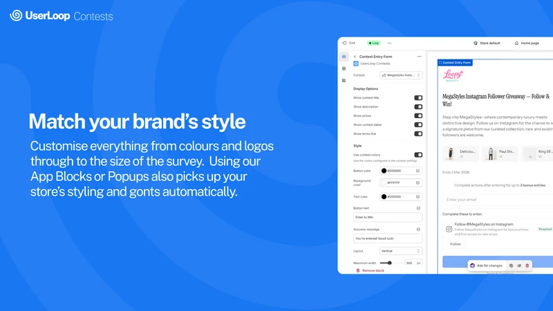 UserLoop Contests & Giveaways
