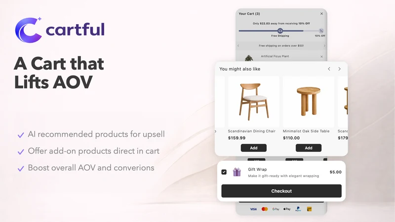 Cartful: Upsell Cart Drawer