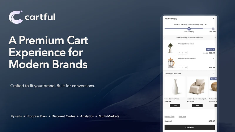 Cartful: Upsell Cart Drawer