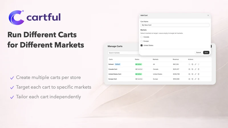 Cartful: Upsell Cart Drawer