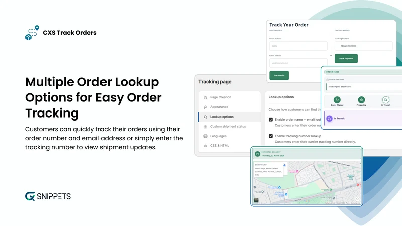 CXS Track Orders