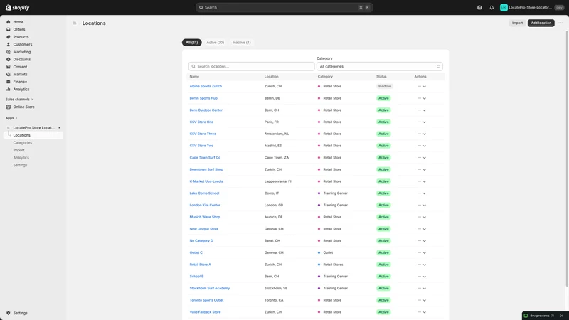 Cruxnauts Store Locator