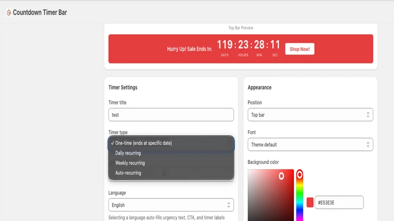 Pulse: Countdown Timer Bar