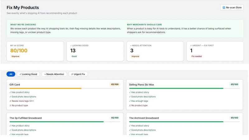ClikBooster AI Store Optimizer