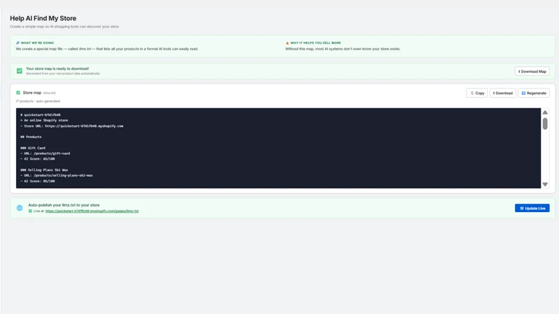 ClikBooster AI Store Optimizer