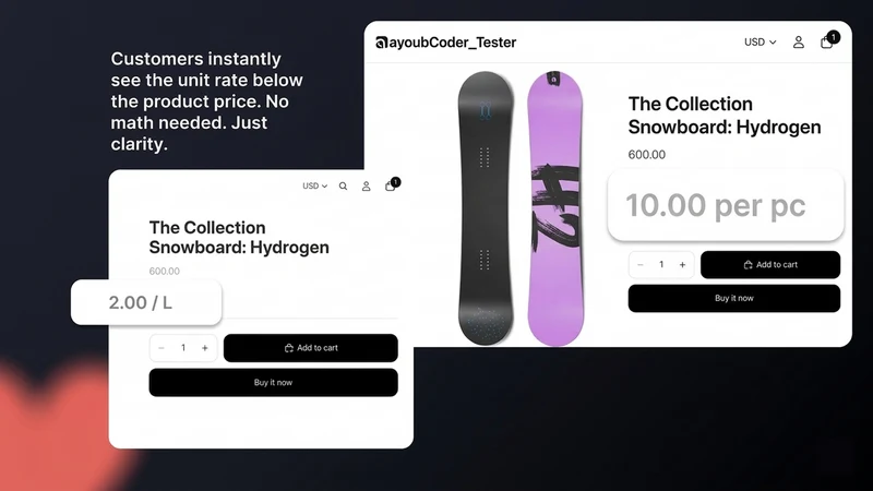 ClearUnit · Price Per Unit