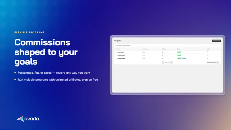 Avada Affiliate Marketing