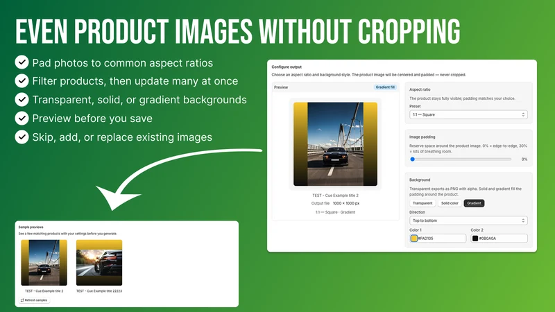 AspectPad: Uniform Image Pad