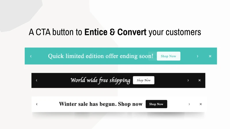 Zentra Announcement Bar