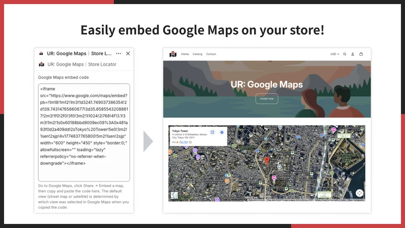 UR: Google Maps｜Store Locator