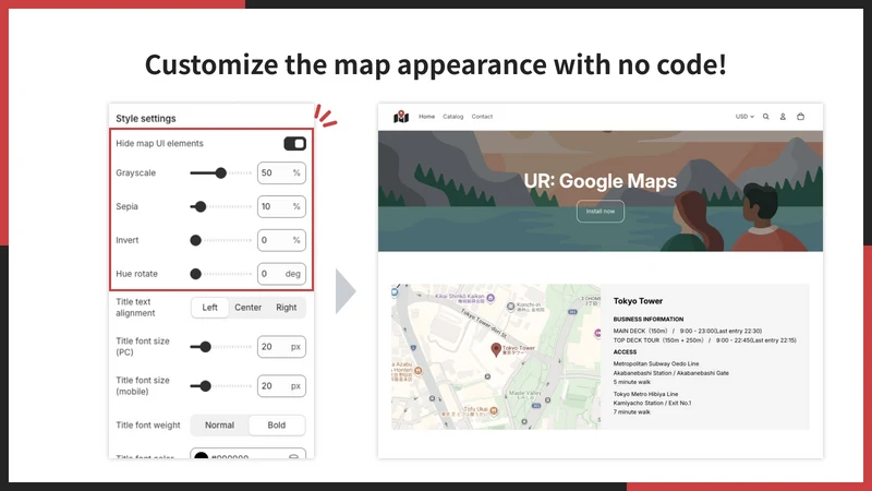 UR: Google Maps｜Store Locator