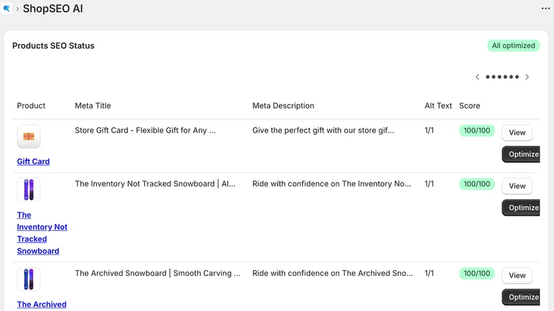 ShopSEO AI