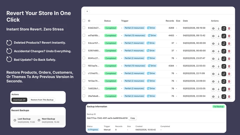 Backy: Backup&Restore