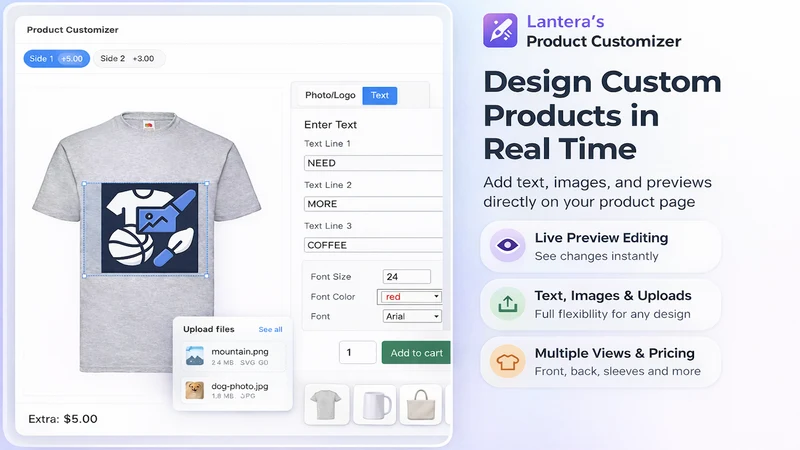 Lantera's Product Customizer