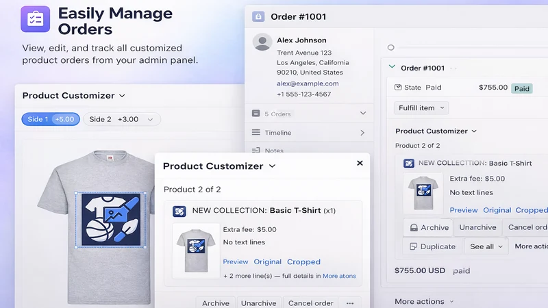 Lantera's Product Customizer