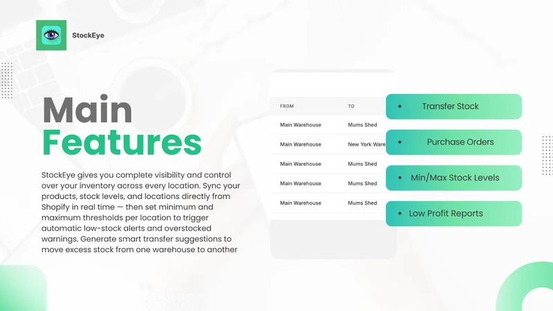 StockEye Inventory Management