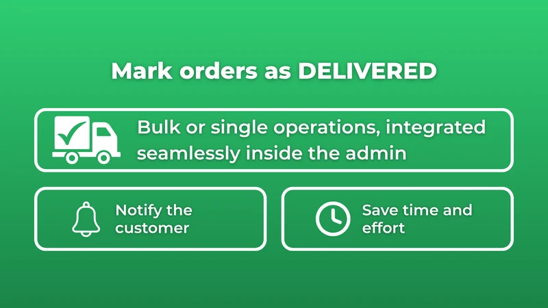 Mark As Delivered