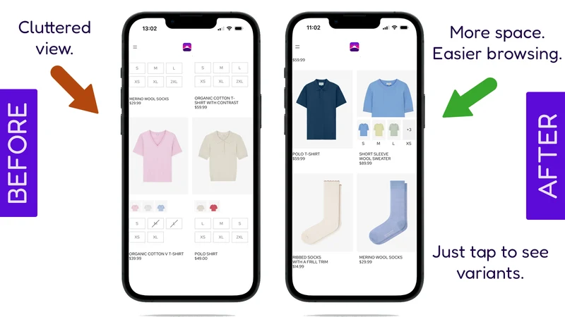 H: Variant Swatches on Hover