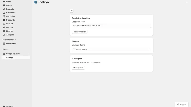 Add Google Reviews ‑ Boltverk